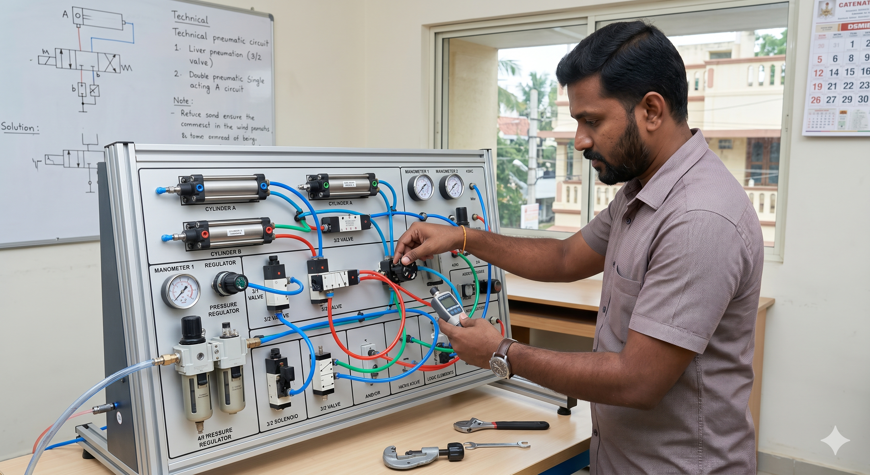 Pneumatics Trainer Kits